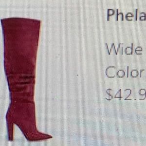 Just Fab- Phelan  heeled over the knee boots